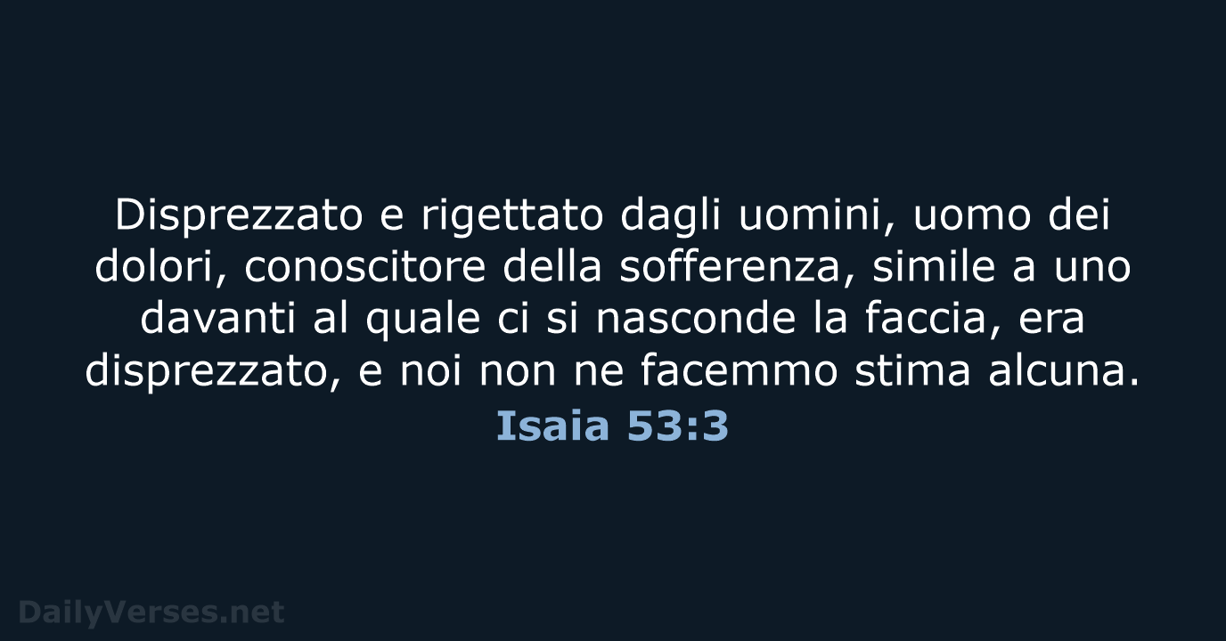 Isaia 53:3 - LND