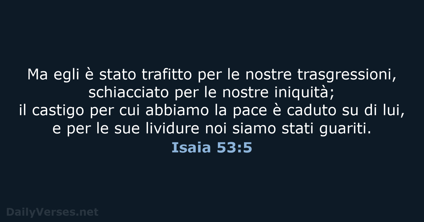 Isaia 53:5 - LND