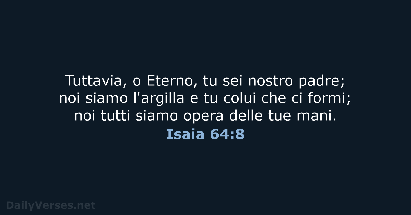 Isaia 64:8 - LND