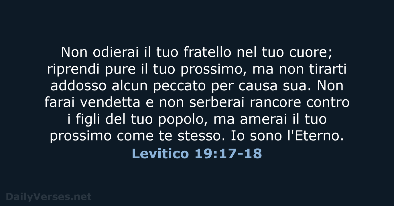 Levitico 19:17-18 - LND