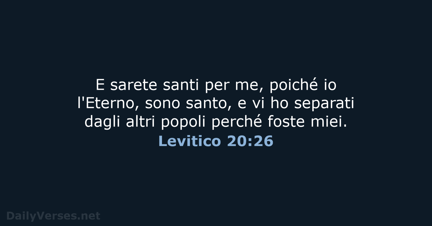 Levitico 20:26 - LND