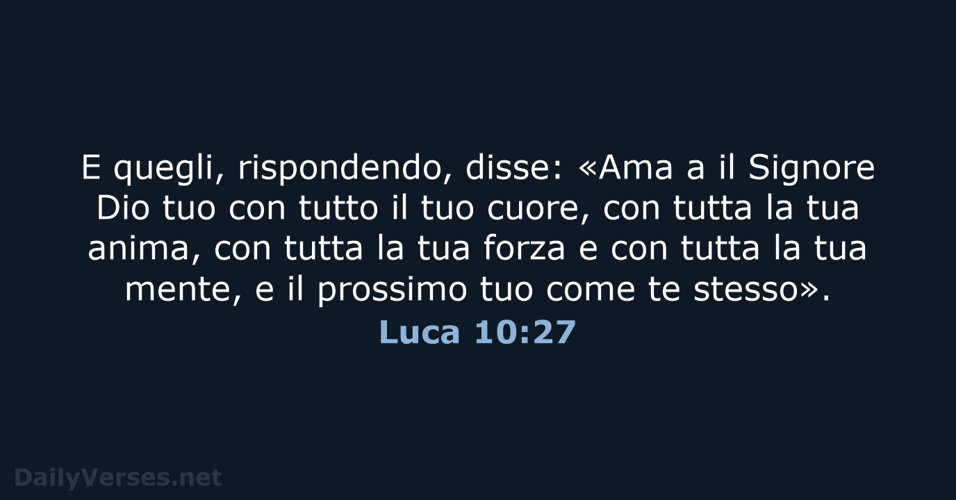Luca 10:27 - LND