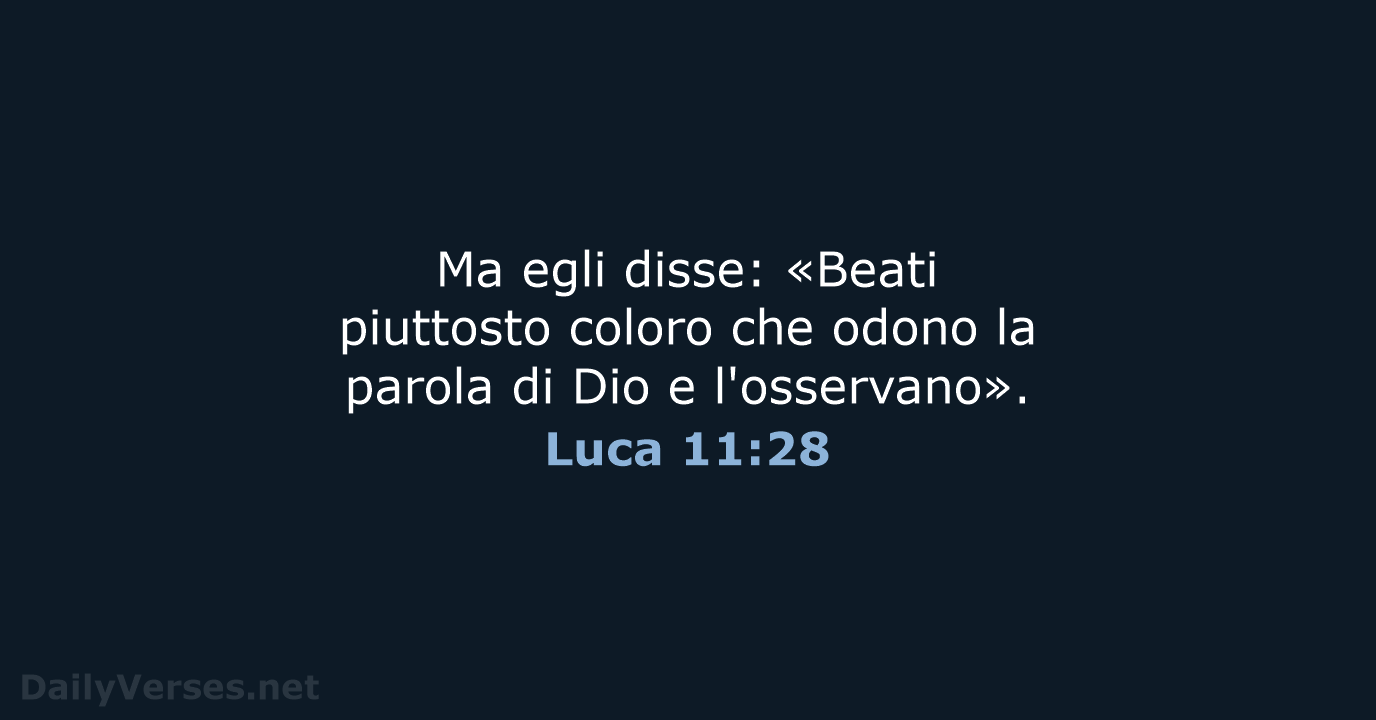 Luca 11:28 - LND