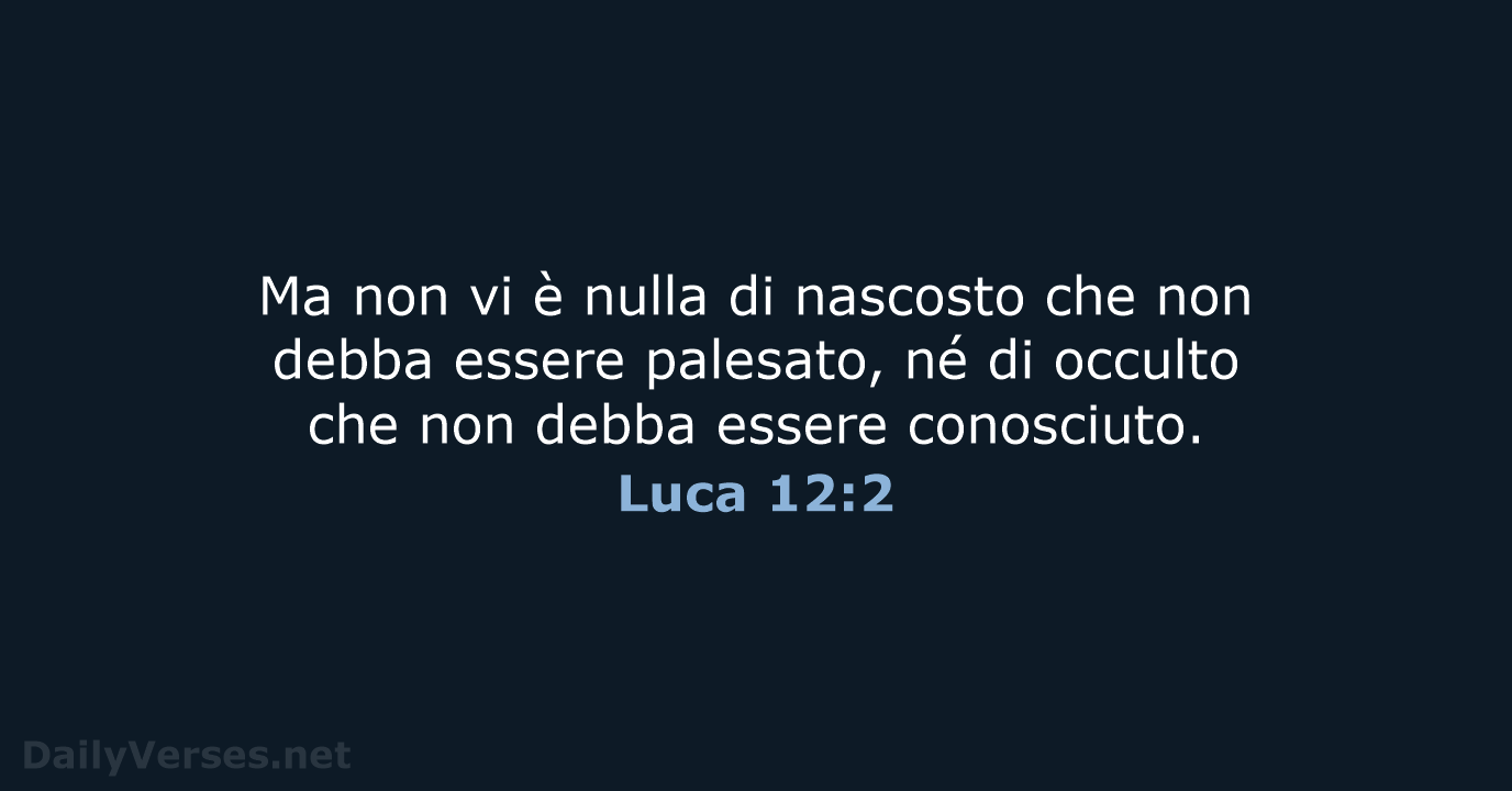 Luca 12:2 - LND