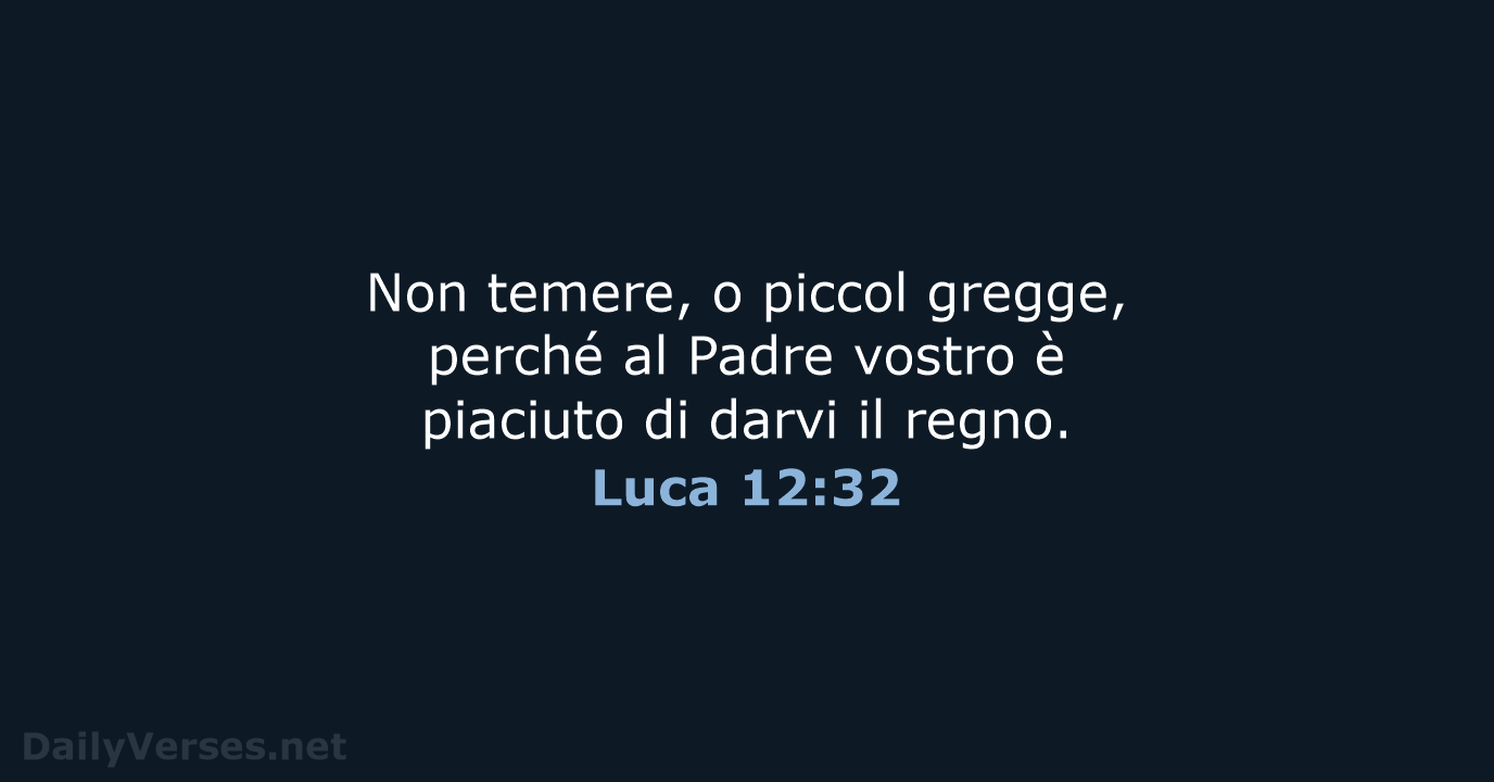 Luca 12:32 - LND