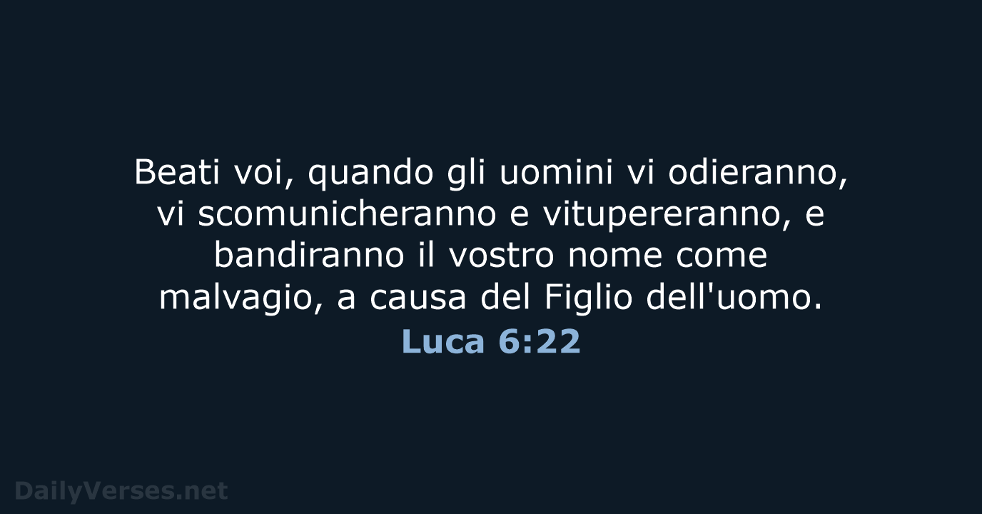 Luca 6:22 - LND