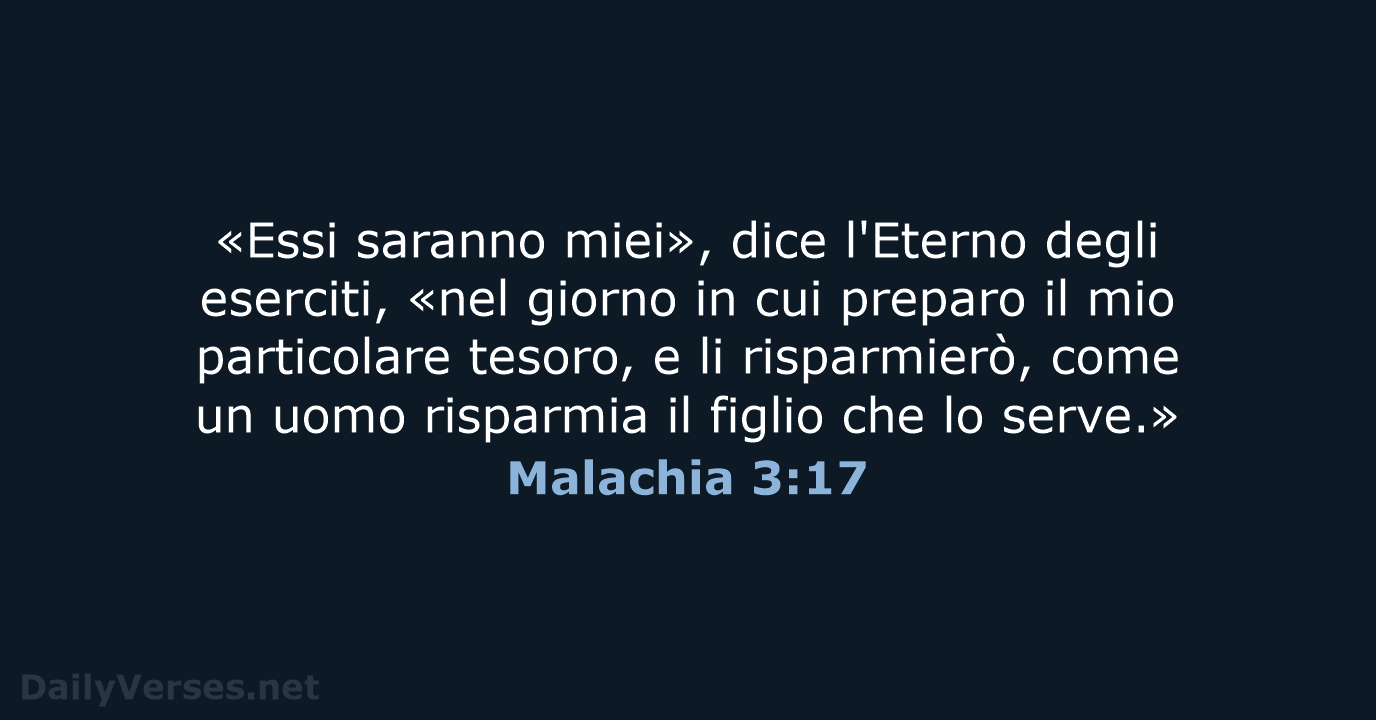 Malachia 3:17 - LND
