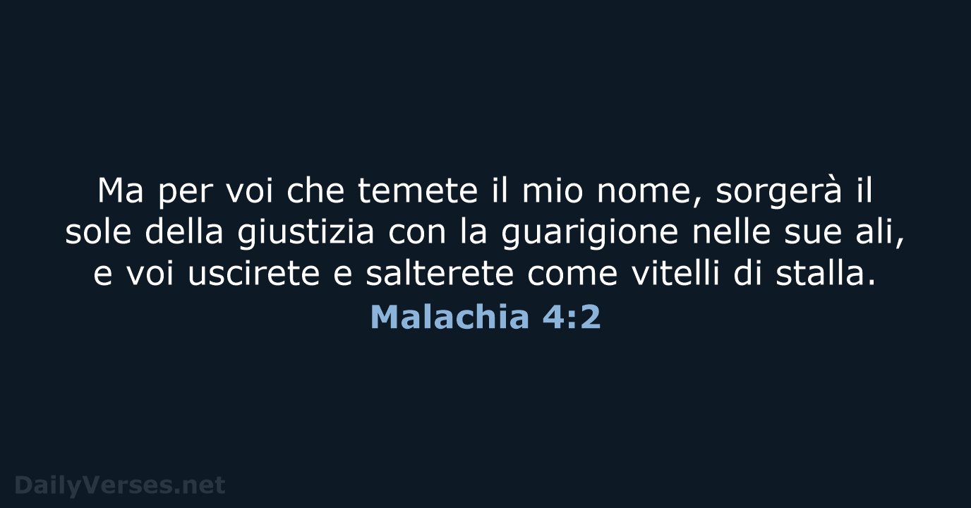 Malachia 4:2 - LND