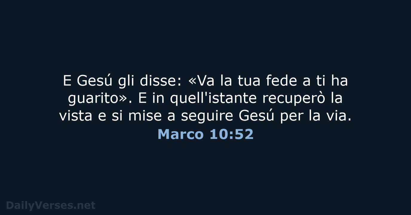 Marco 10:52 - LND