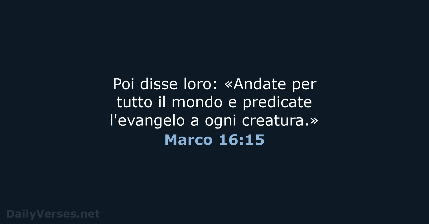 Marco 16:15 - LND