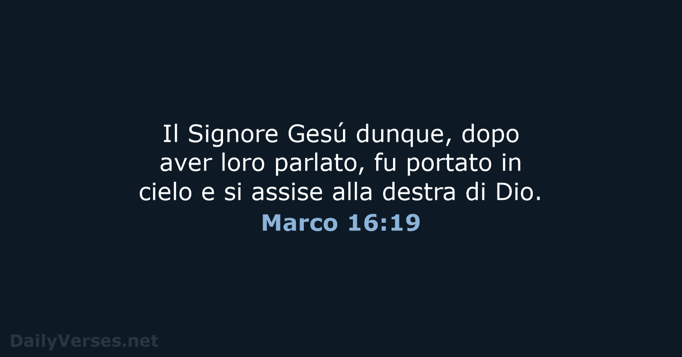 Marco 16:19 - LND
