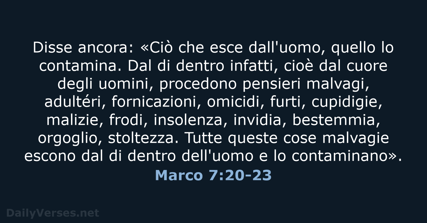 Marco 7:20-23 - LND