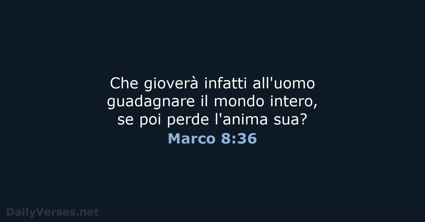 Marco 8:36 - LND