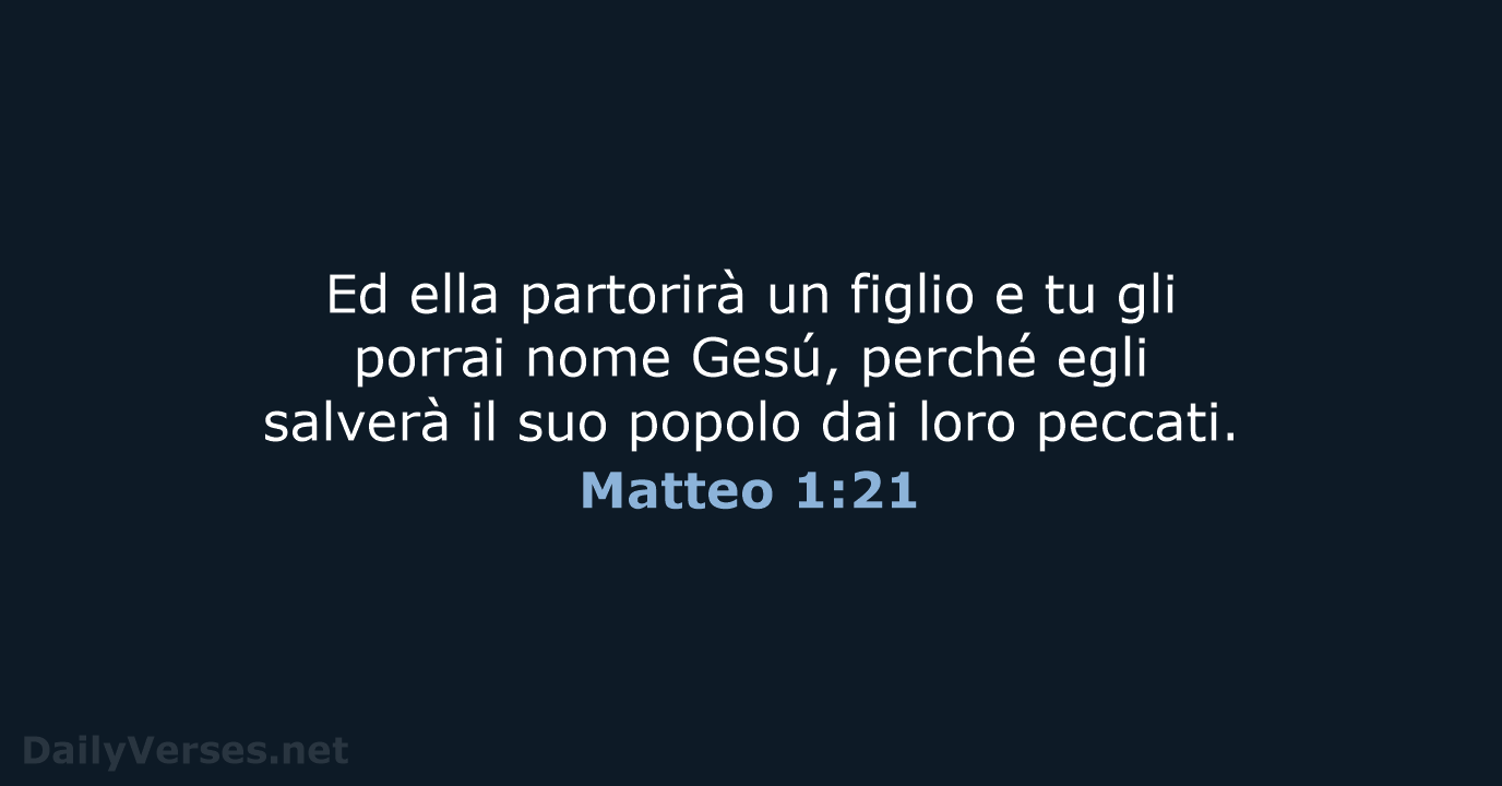 Matteo 1:21 - LND