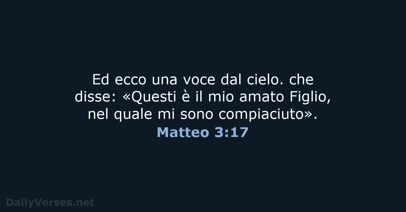 Matteo 3:17 - LND