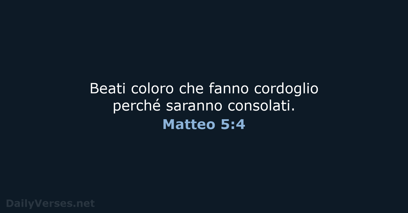 Matteo 5:4 - LND