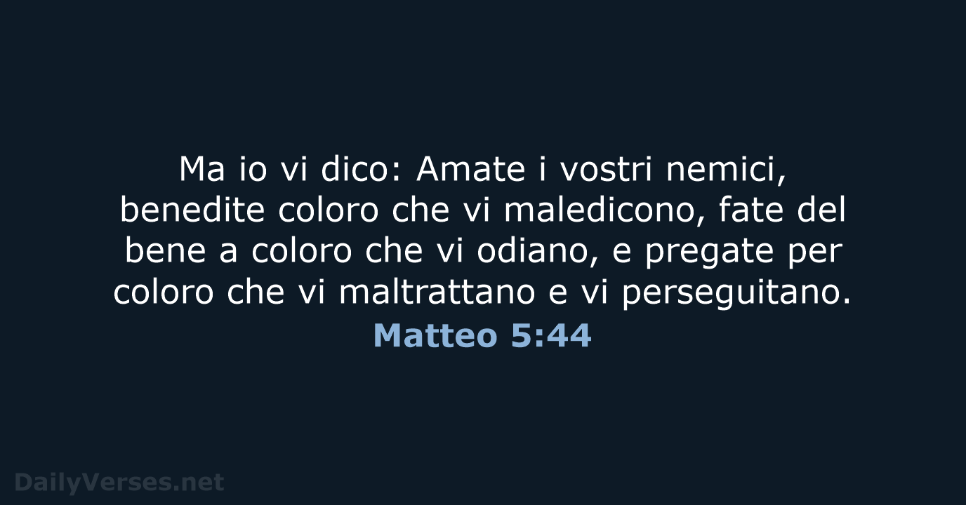 Matteo 5:44 - LND