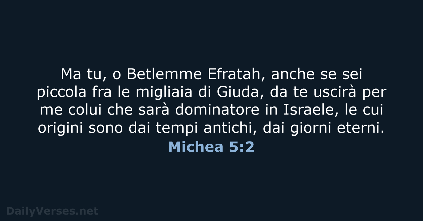 Michea 5:2 - LND