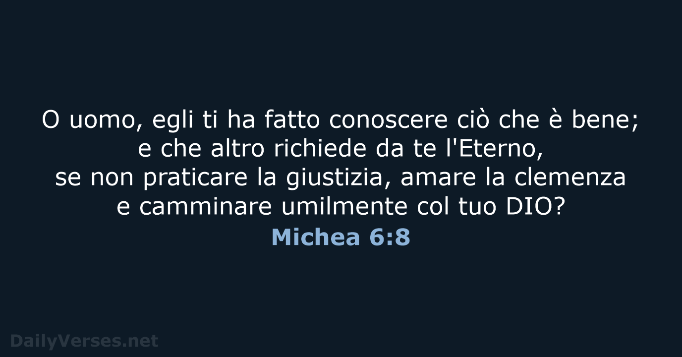 Michea 6:8 - LND