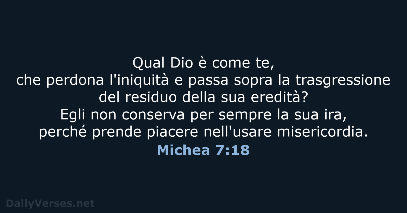 Michea 7:18 - LND