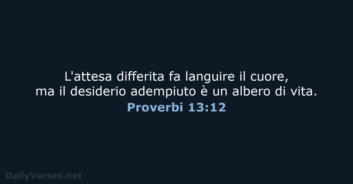 Proverbi 13:12 - LND
