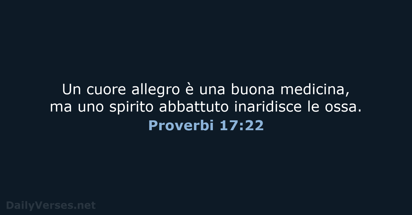 Proverbi 17:22 - LND