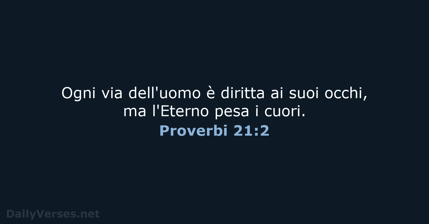 Proverbi 21:2 - LND