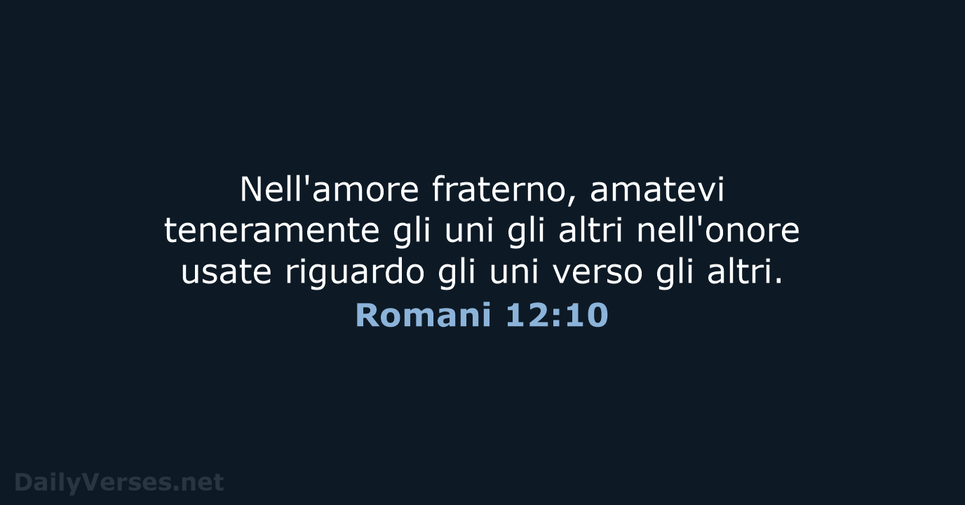 Romani 12:10 - LND