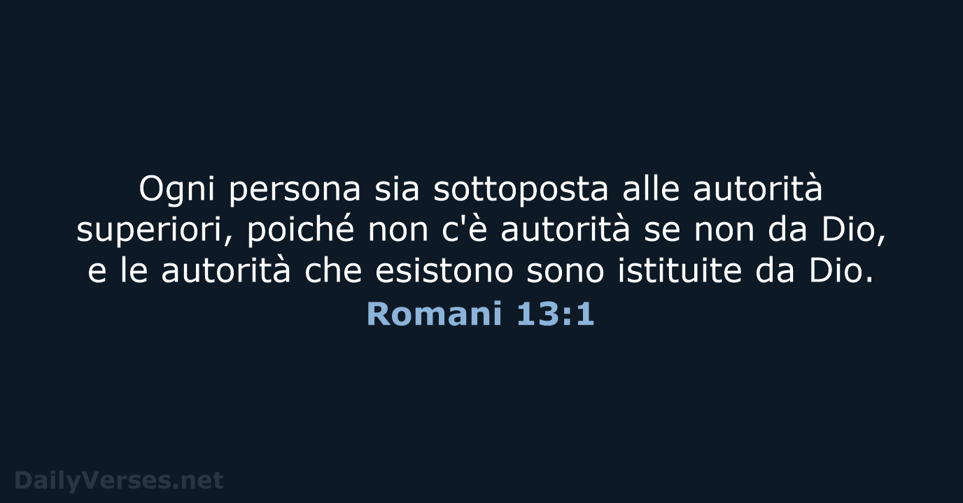 Romani 13:1 - LND