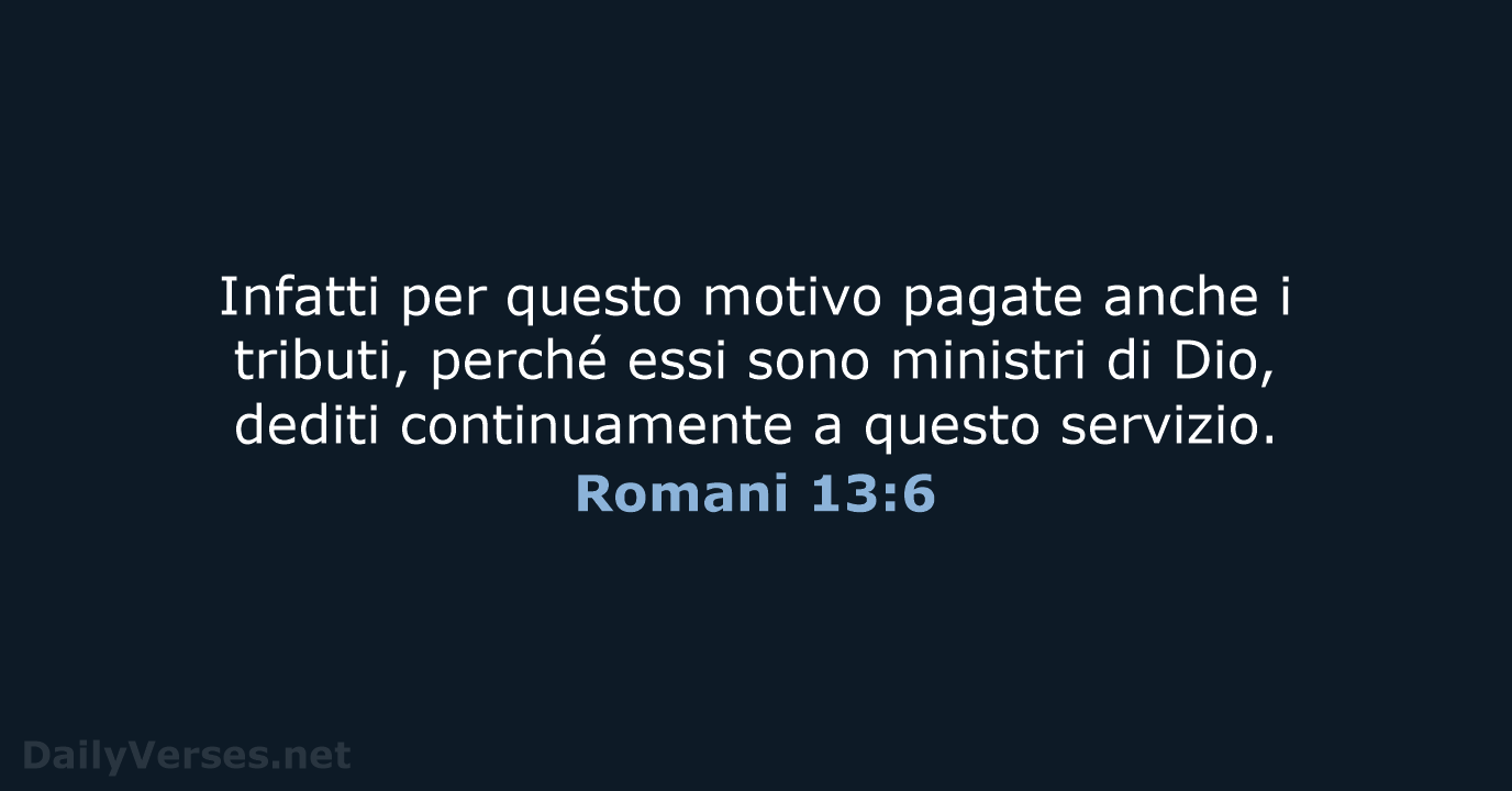 Romani 13:6 - LND
