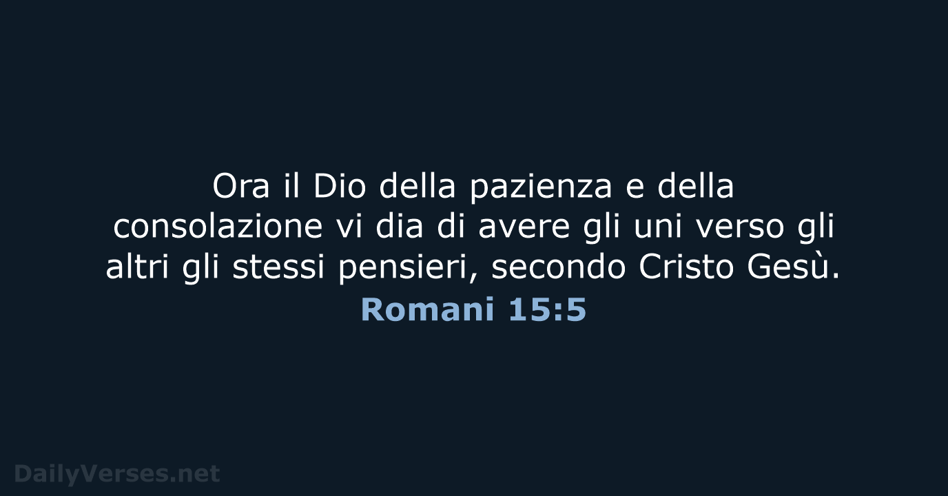 Romani 15:5 - LND