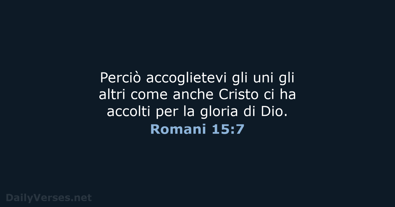 Romani 15:7 - LND