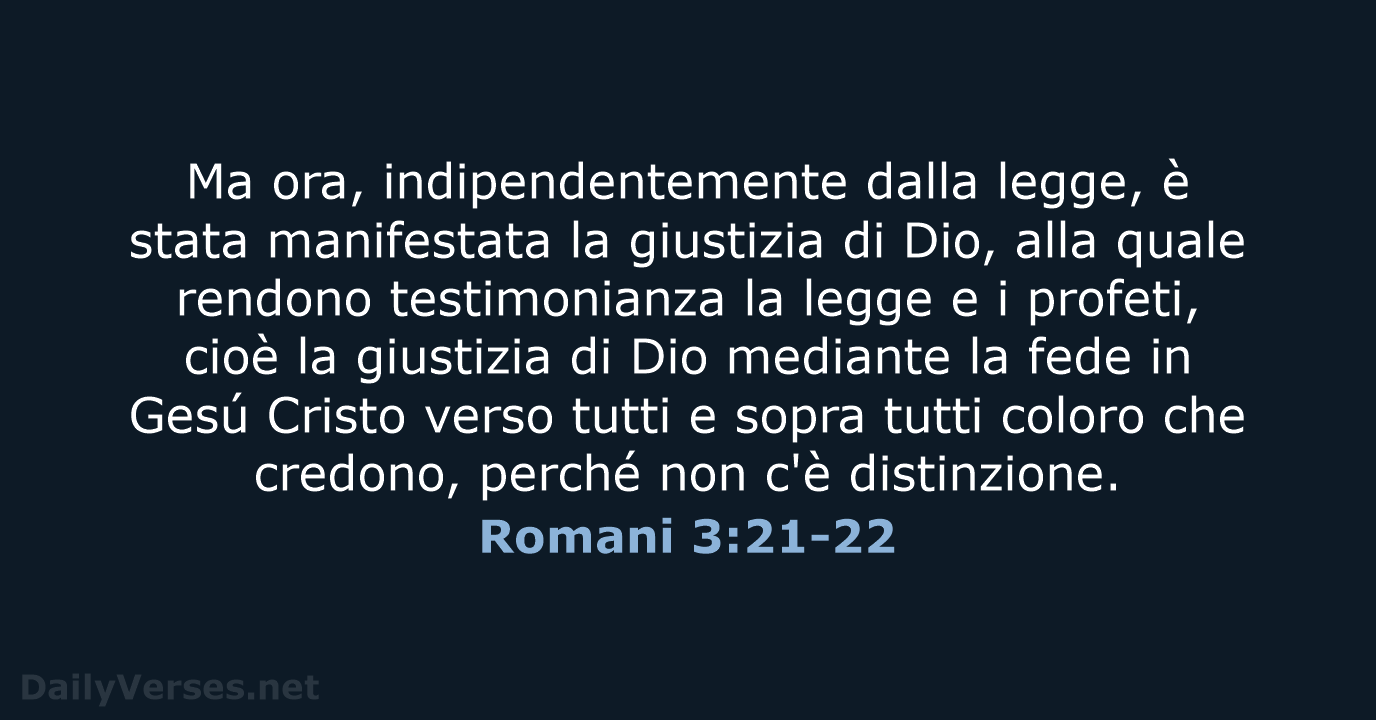 Romani 3:21-22 - LND