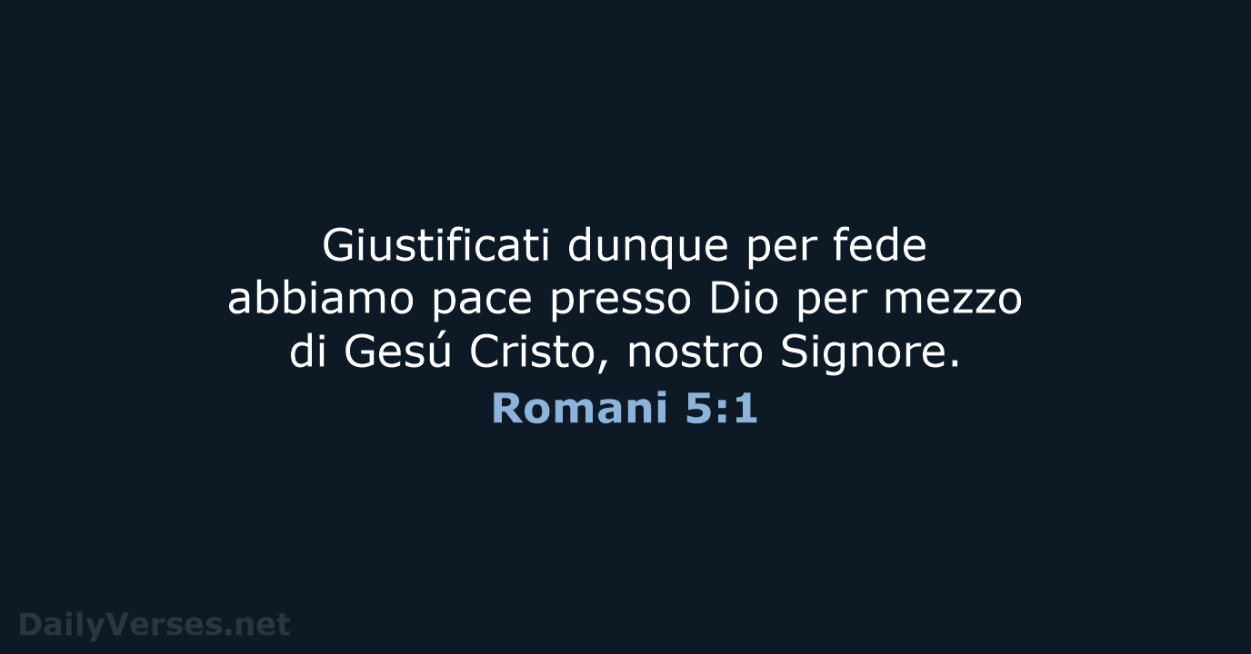 Romani 5:1 - LND