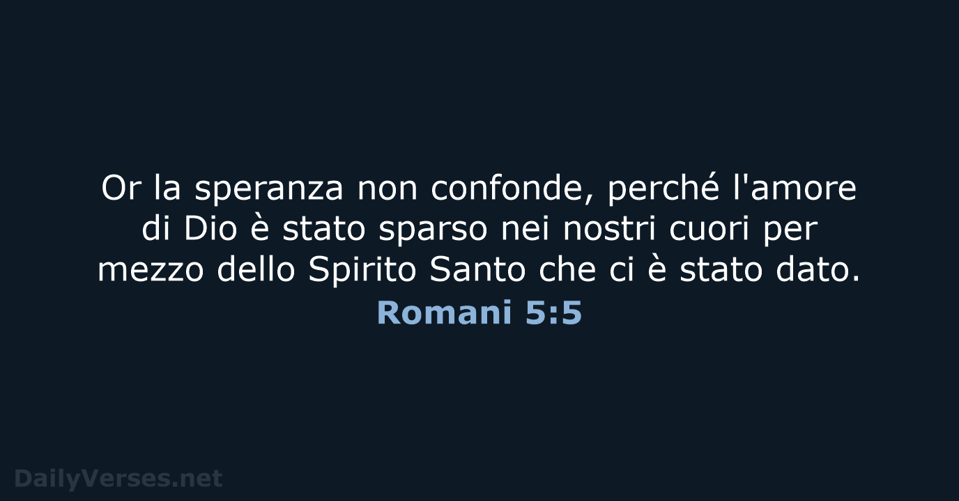 Romani 5:5 - LND