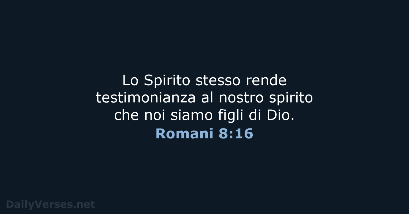 Romani 8:16 - LND