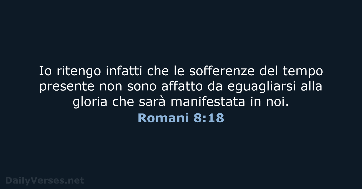 Romani 8:18 - LND