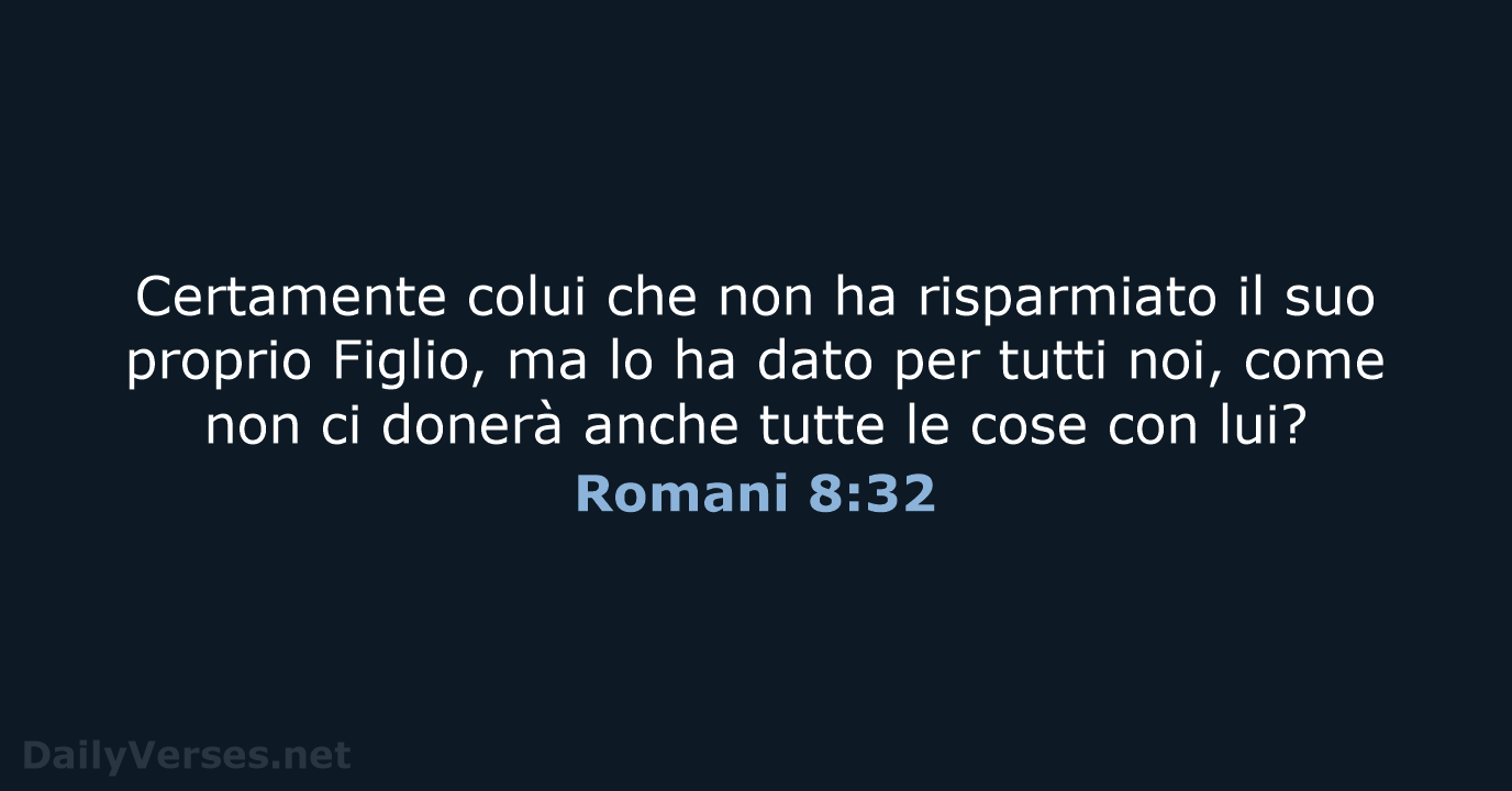 Romani 8:32 - LND