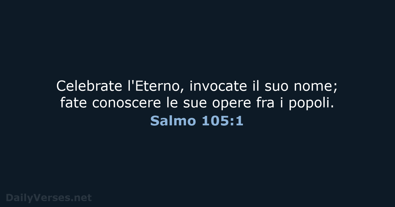 Salmo 105:1 - LND