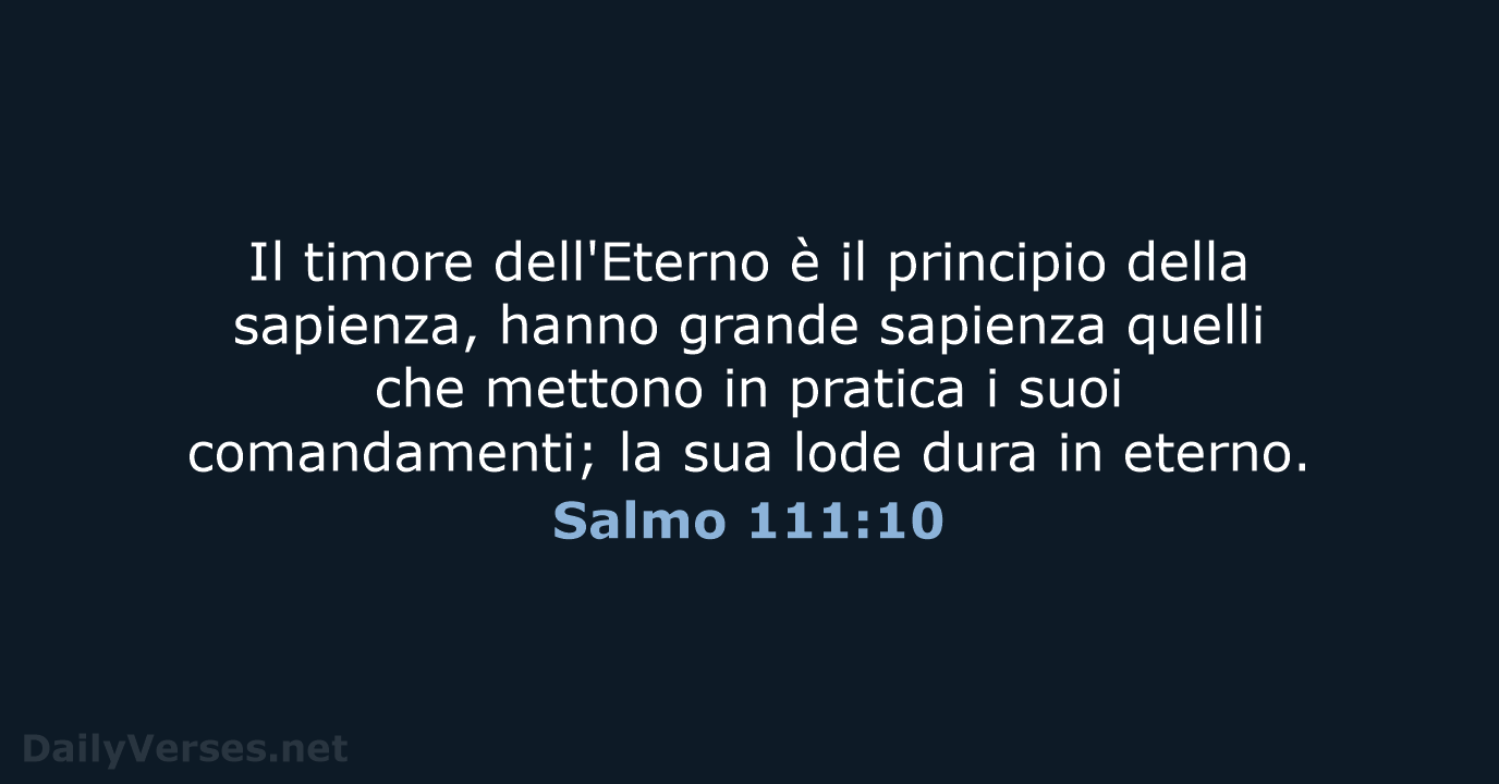 Salmo 111:10 - LND
