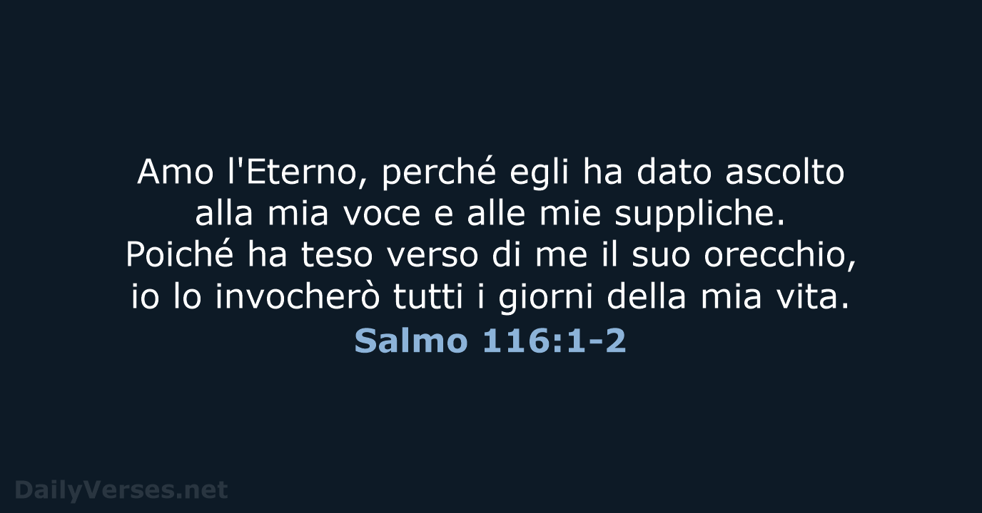 Salmo 116:1-2 - LND