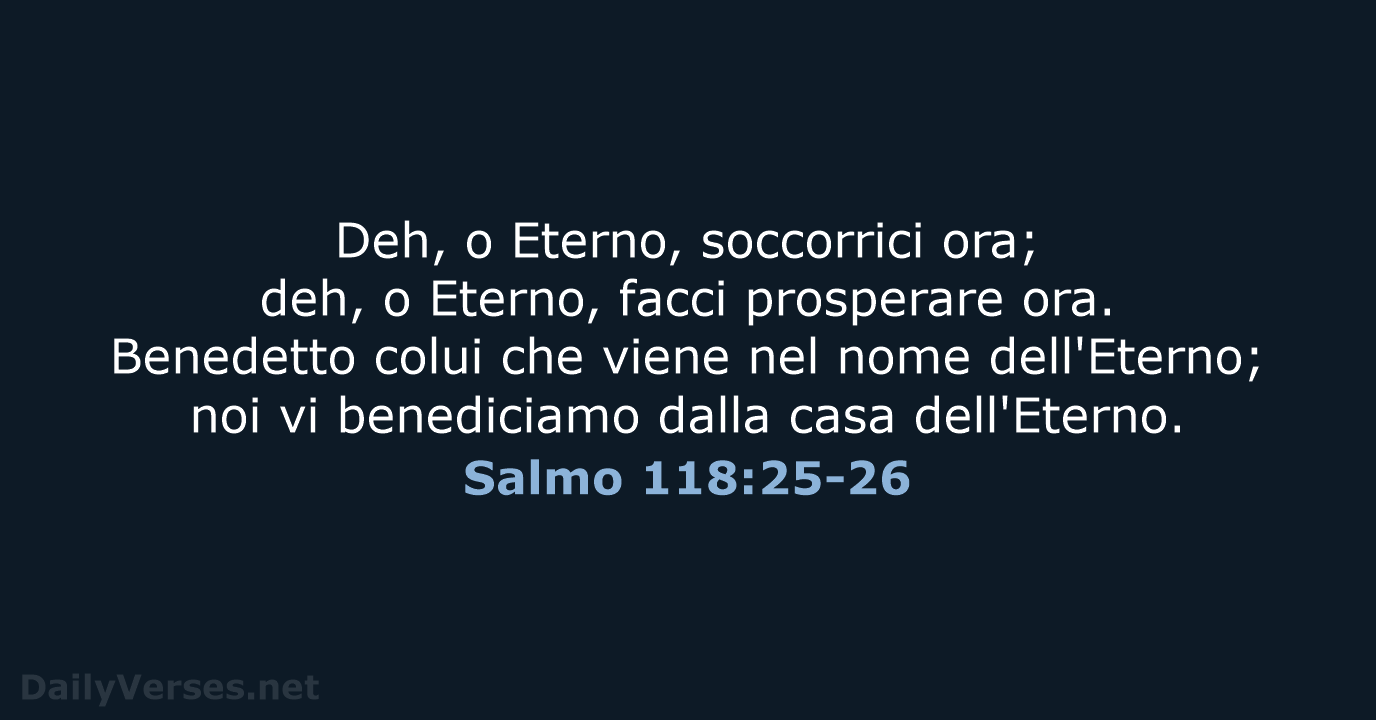 Salmo 118:25-26 - LND