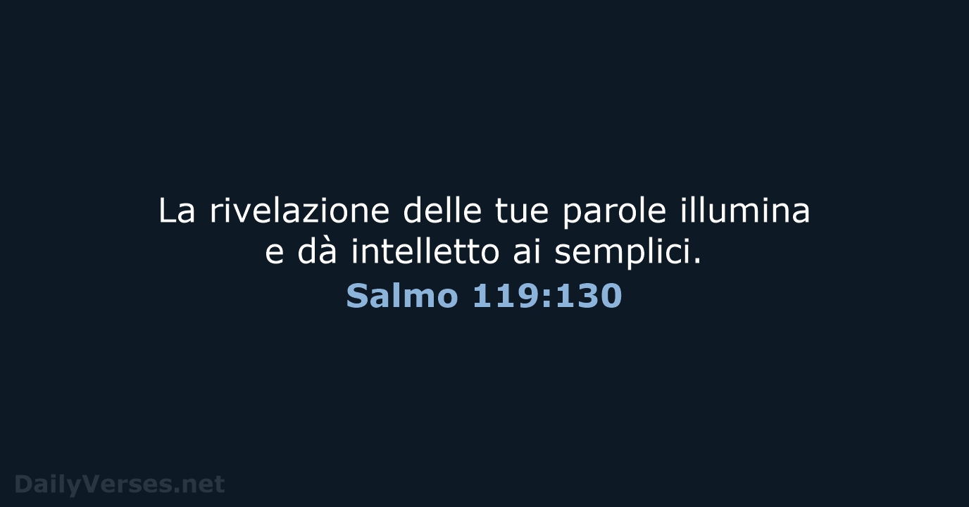 Salmo 119:130 - LND