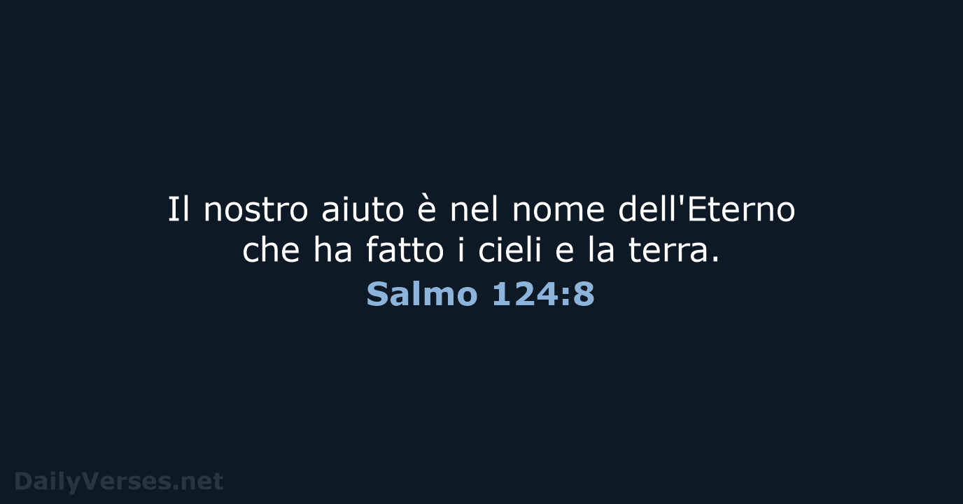 Salmo 124:8 - LND