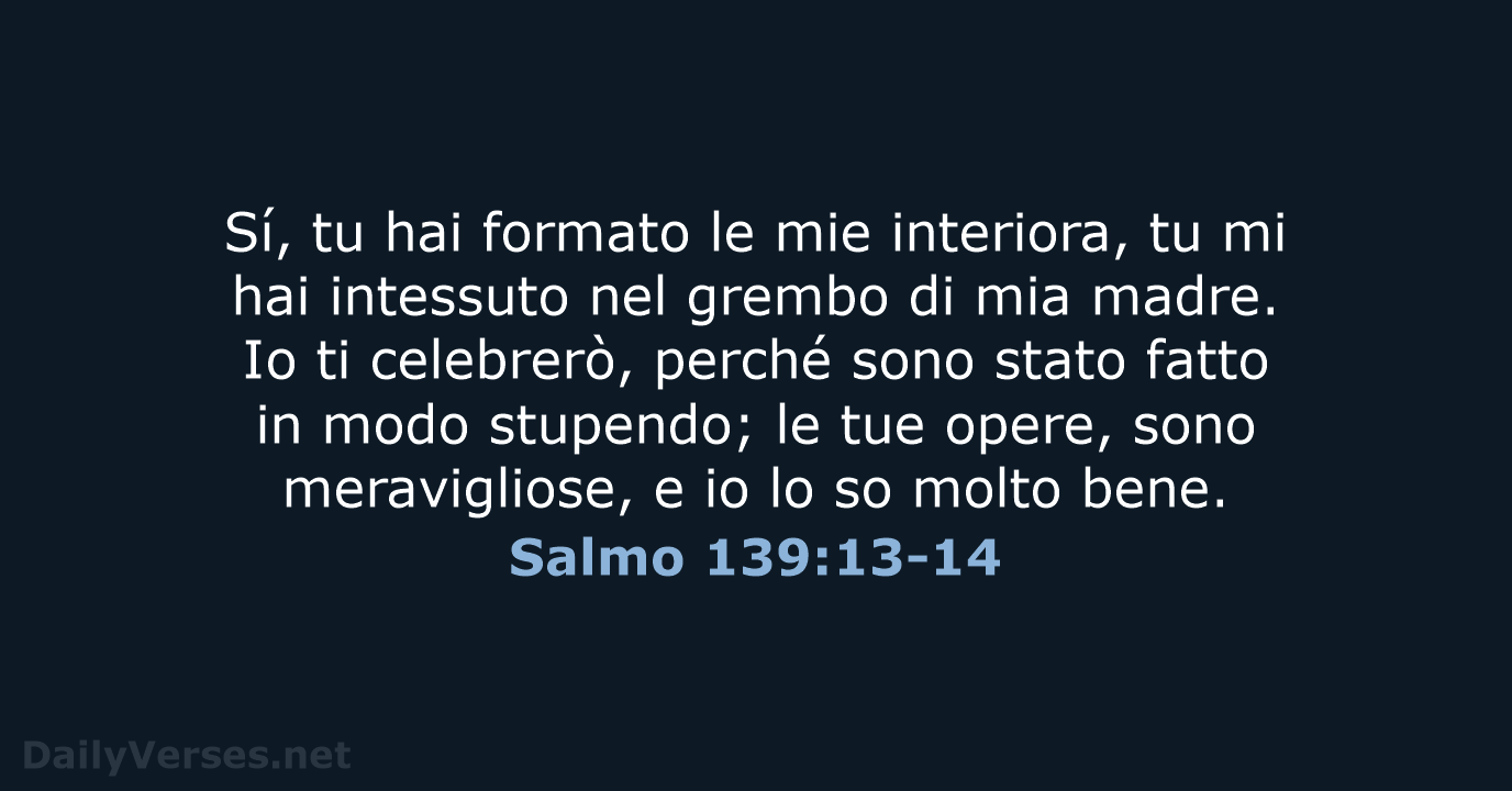 Salmo 139:13-14 - LND