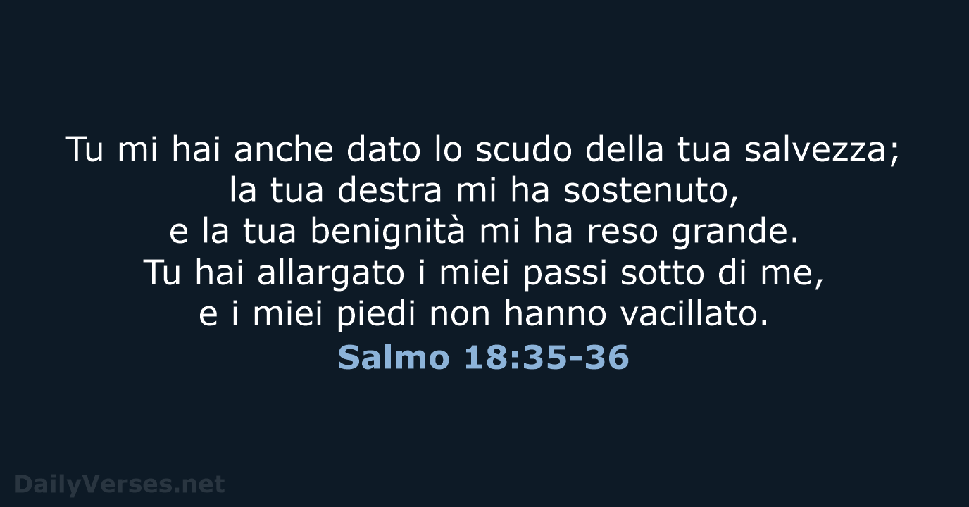 Salmo 18:35-36 - LND