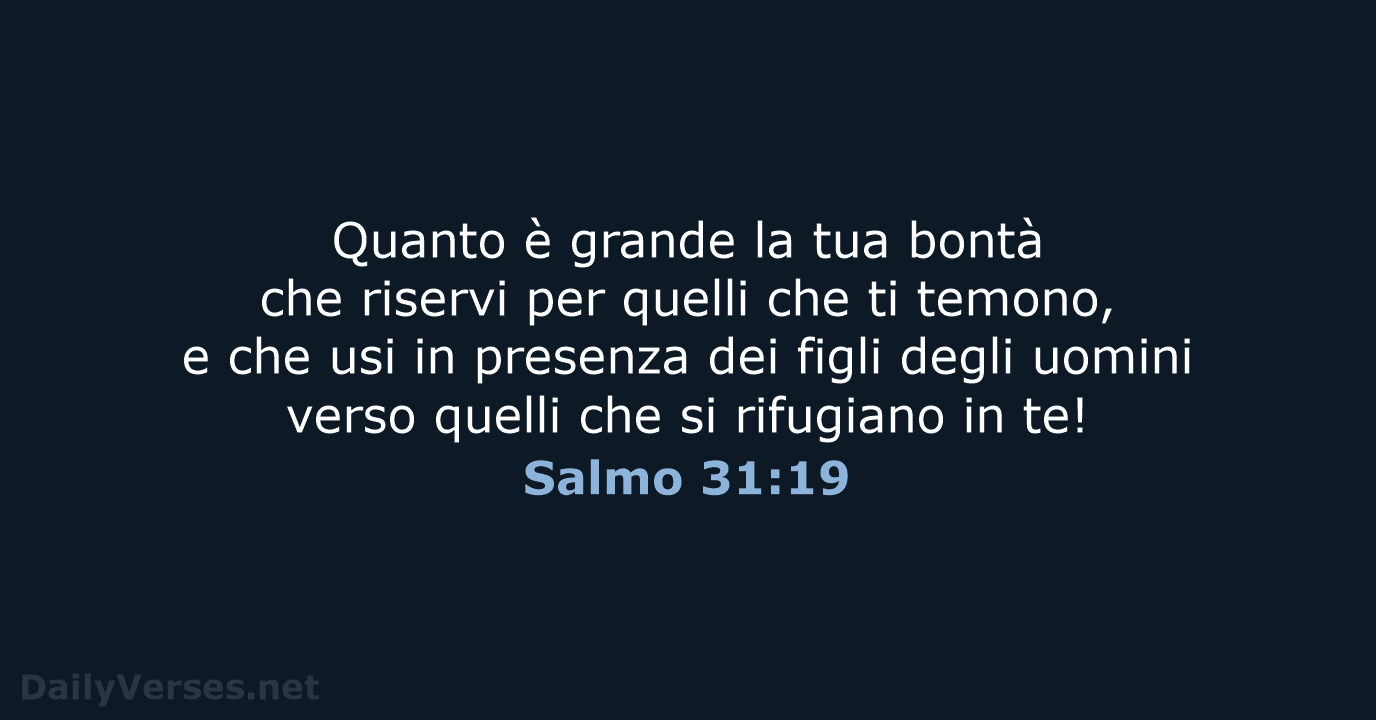 Salmo 31:19 - LND