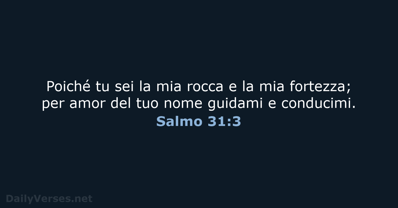 Salmo 31:3 - LND