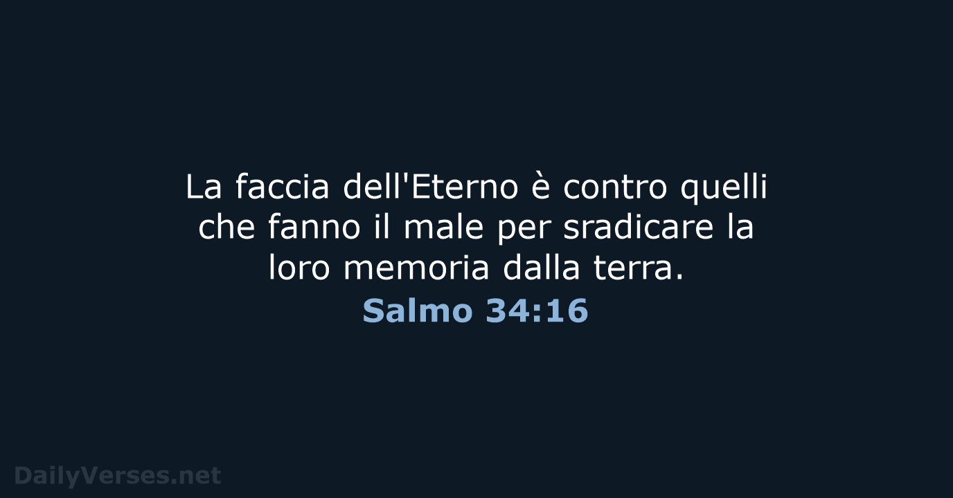 Salmo 34:16 - LND