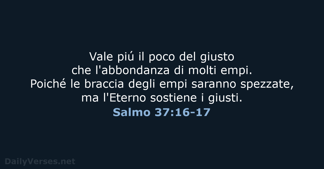 Salmo 37:16-17 - LND
